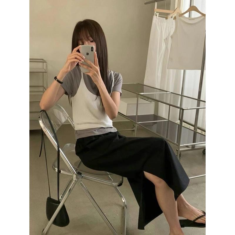 dear.day 現 韓國🇰🇷連線 正韓 470針織細肩背心-細節圖5