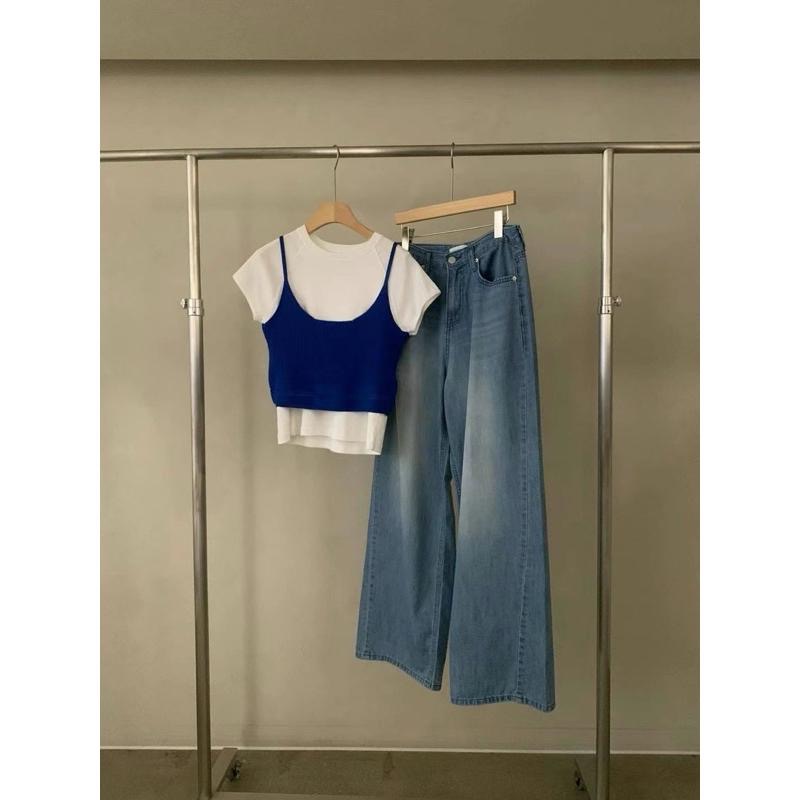 dear.day 現 韓國🇰🇷連線 正韓 470針織細肩背心-細節圖6