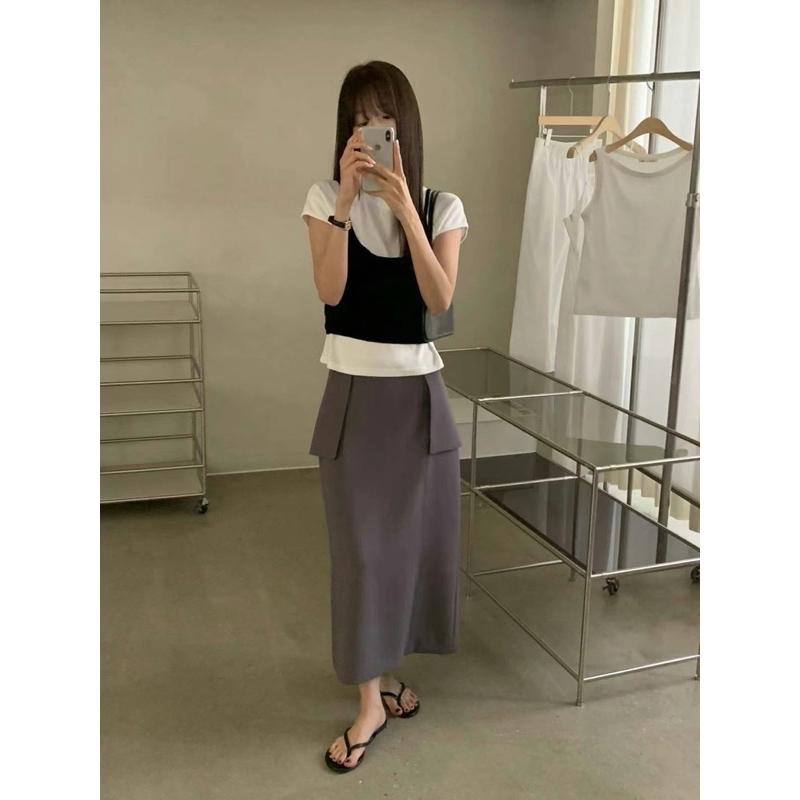 dear.day 現 韓國🇰🇷連線 正韓 470針織細肩背心-細節圖7