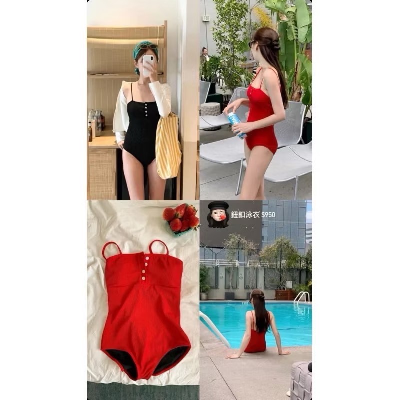 dear.day 現/預 韓國🇰🇷連線 正韓 連身泳衣｜比基尼｜2件式泳衣-規格圖9