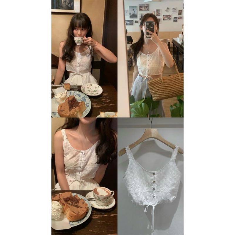 dear.day 現 韓國🇰🇷連線  正韓 2件套｜背心｜上衣-細節圖2