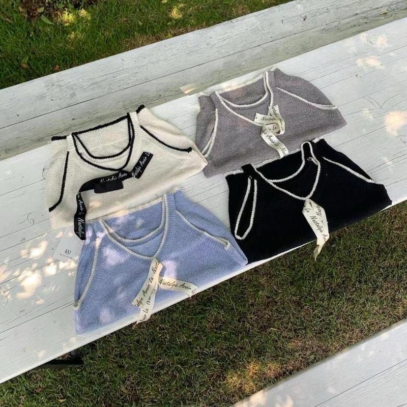 dear.day 現 韓國🇰🇷連線 正韓 削肩背心-細節圖3