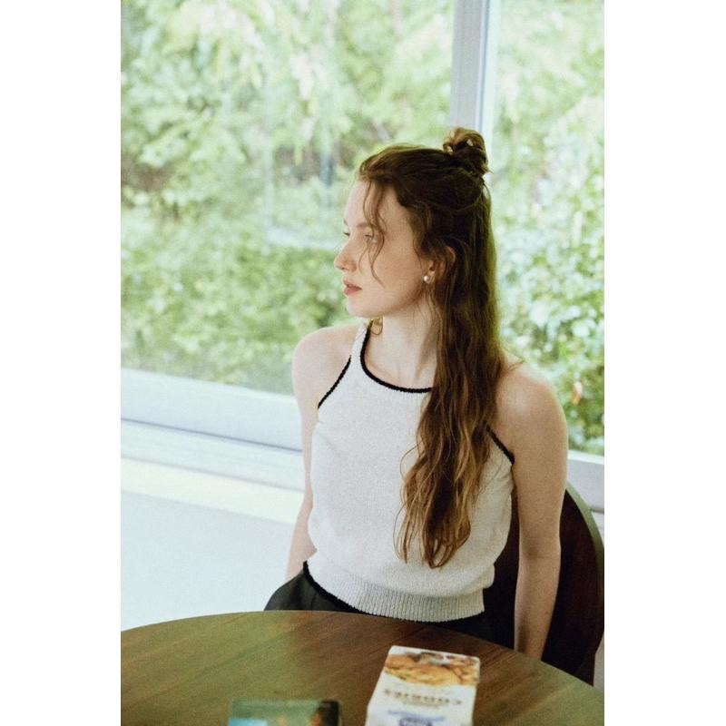 dear.day 現 韓國🇰🇷連線 正韓 削肩背心-細節圖5