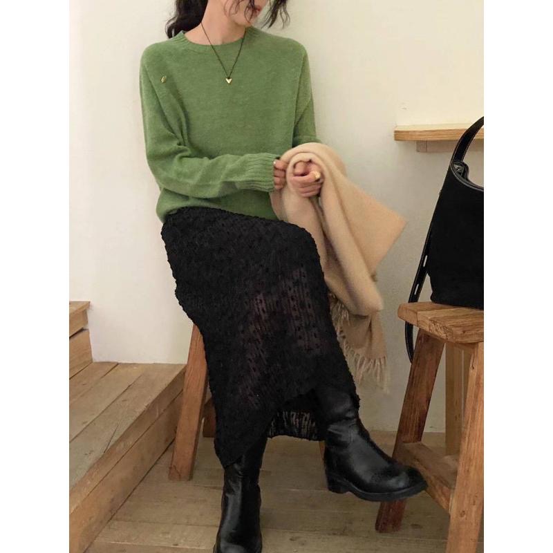 dear.day現 韓國🇰🇷連線 正韓 蕾絲半裙｜裙子-細節圖2