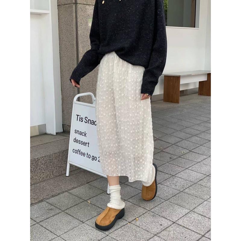 dear.day現 韓國🇰🇷連線 正韓 蕾絲半裙｜裙子-細節圖3