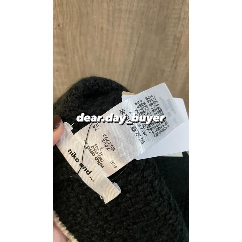 dear.day 現 日本🇯🇵代購 niko and… 滾邊針織帽-細節圖3