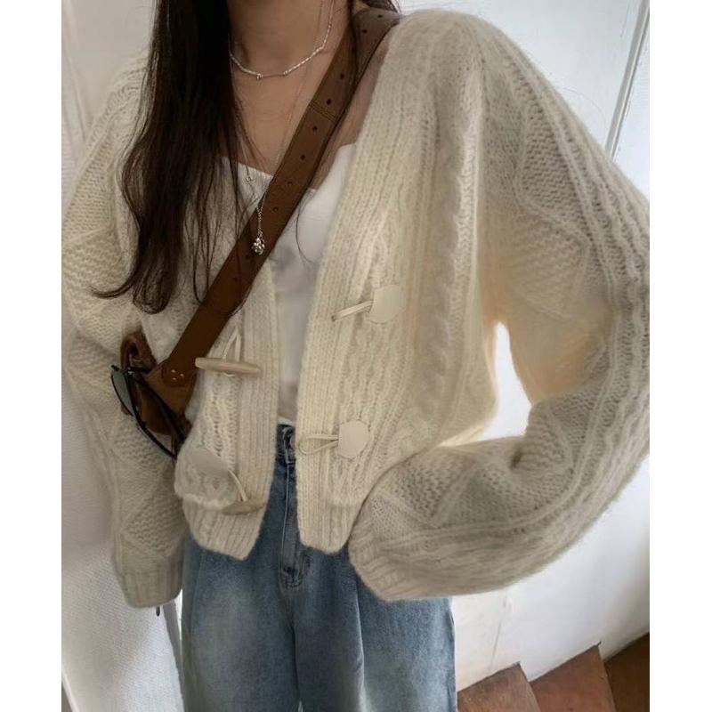 dear.day 現 韓國🇰🇷連線 正韓 牛仔釦針織外套-細節圖3