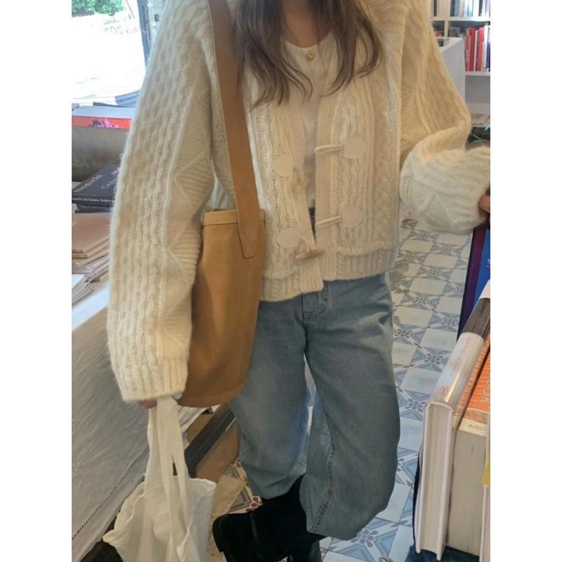 dear.day 現 韓國🇰🇷連線 正韓 牛仔釦針織外套-細節圖4