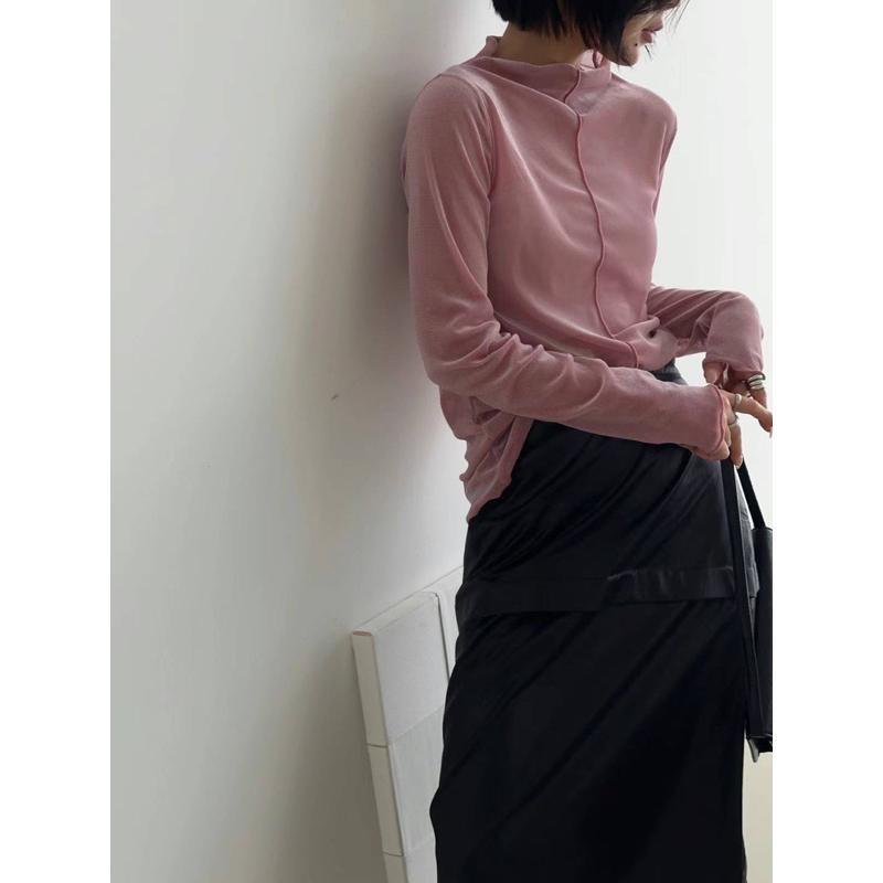 dear.day現 韓國🇰🇷連線 正韓 木耳邊內搭上衣｜素面｜花紋-細節圖6