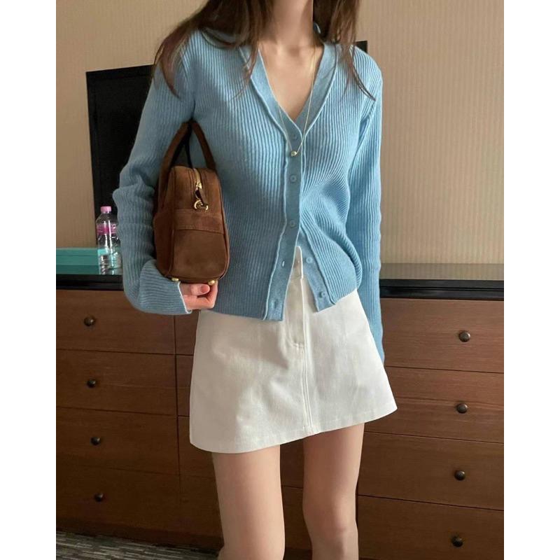 dear.day 現 韓國🇰🇷連線 正韓 坑條開襟上衣｜針織外套-細節圖5