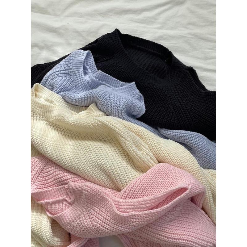 dear.day 現 韓國🇰🇷連線 正韓 挖空針織上衣-細節圖2