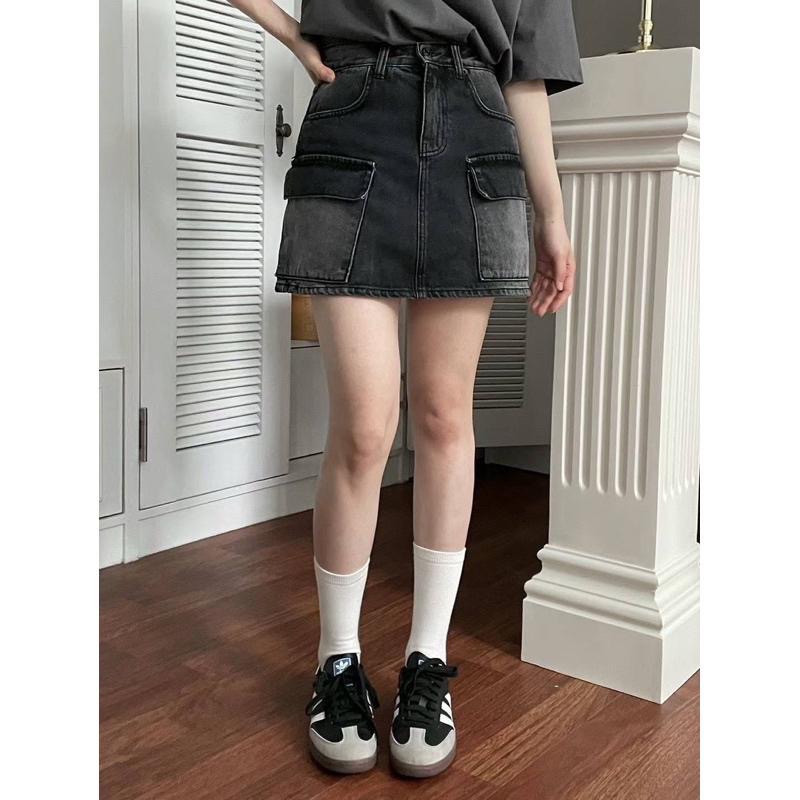 dear.day 現 韓國🇰🇷連線 正韓 1290口袋牛仔褲裙-細節圖8