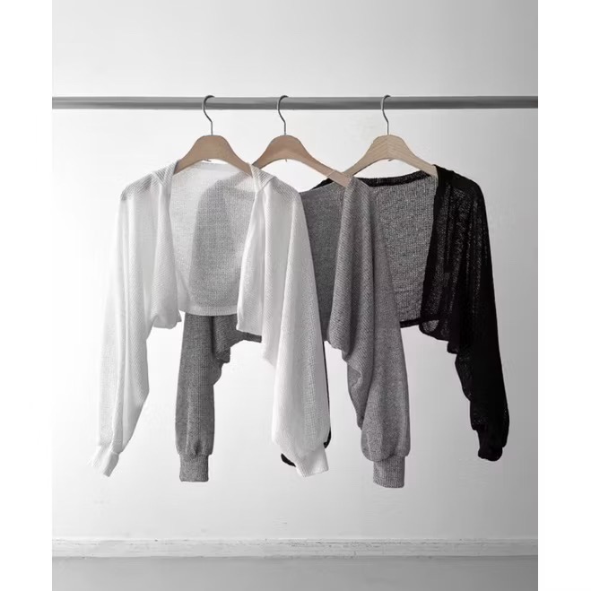 dear.day 3色 韓國🇰🇷連線 正韓 針織小罩衫/ 小外套/薄外套-細節圖6