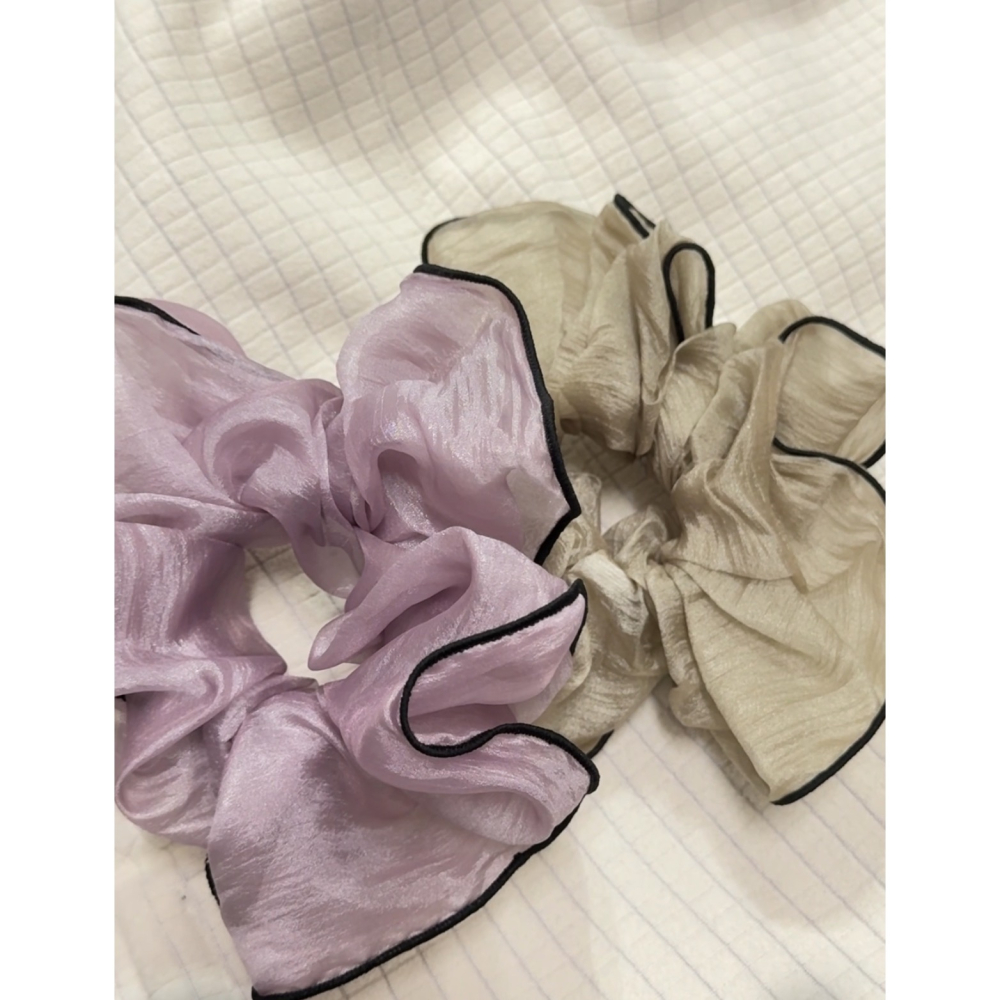 dear.day 現 韓國🇰🇷連線 正韓 滾邊髮圈-細節圖3