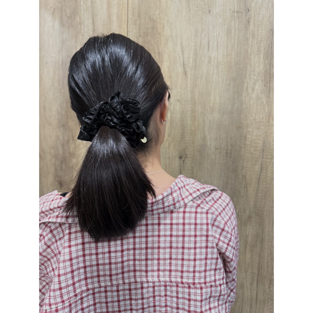 正韓🇰🇷小金釦髮圈-細節圖3