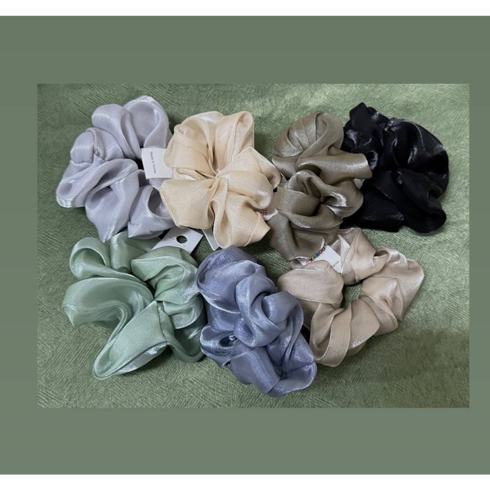 正韓🇰🇷光澤髮圈 小孩款｜大人可用-細節圖3