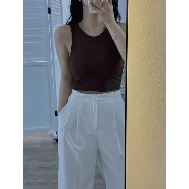 正韓🇰🇷 bra top ｜削肩bra top-細節圖5