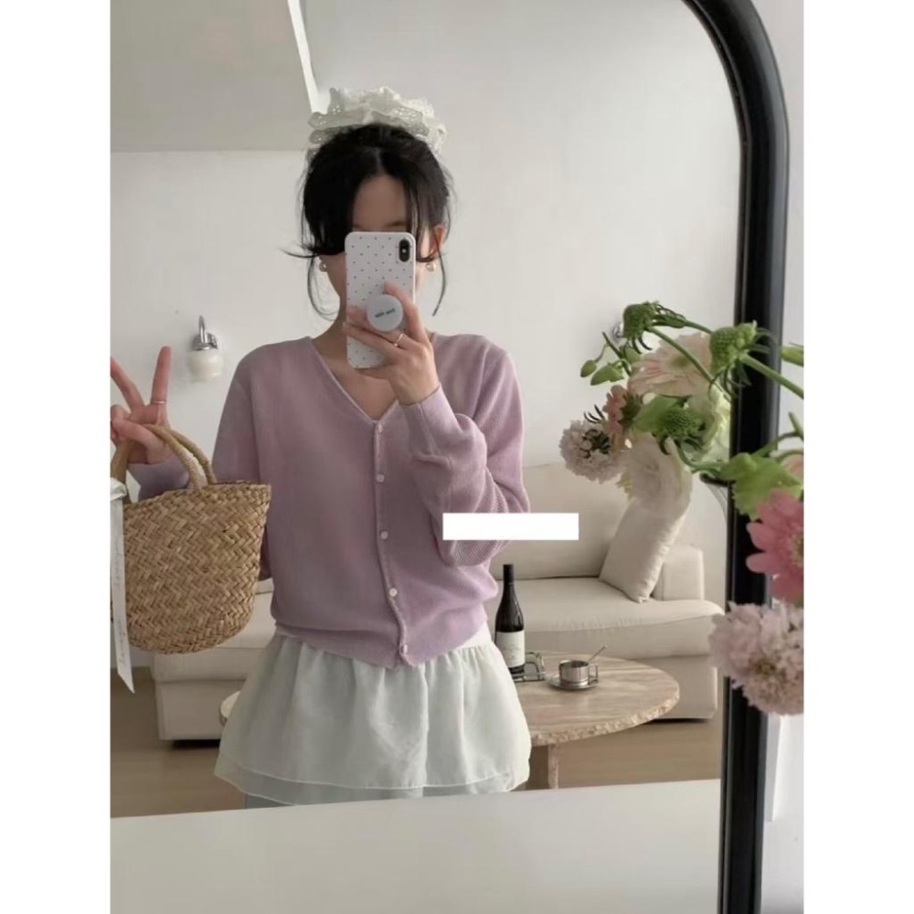 dear.day 韓國🇰🇷連線 正韓 880針織開襟罩衫｜外套-細節圖6