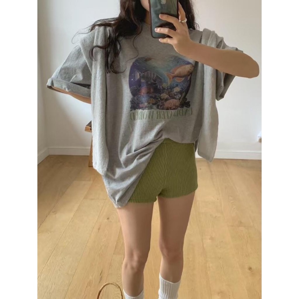 dear.day 韓國🇰🇷連線 正韓 坑條小短褲-細節圖4