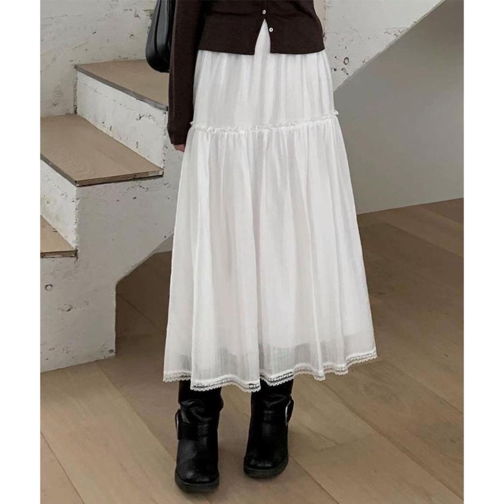 dear.day 韓國🇰🇷連線 正韓 1120滾邊半裙-細節圖4