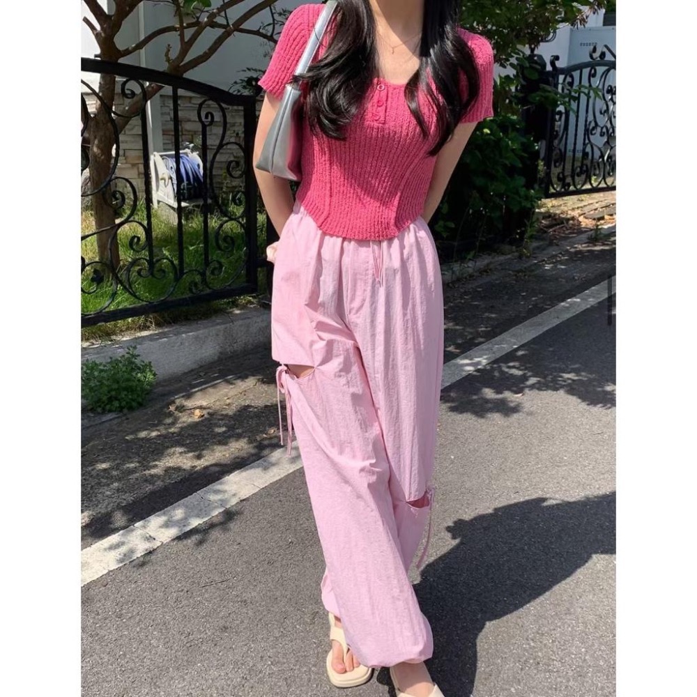 dear.day 韓國🇰🇷連線 正韓 1090綁帶長褲-細節圖4