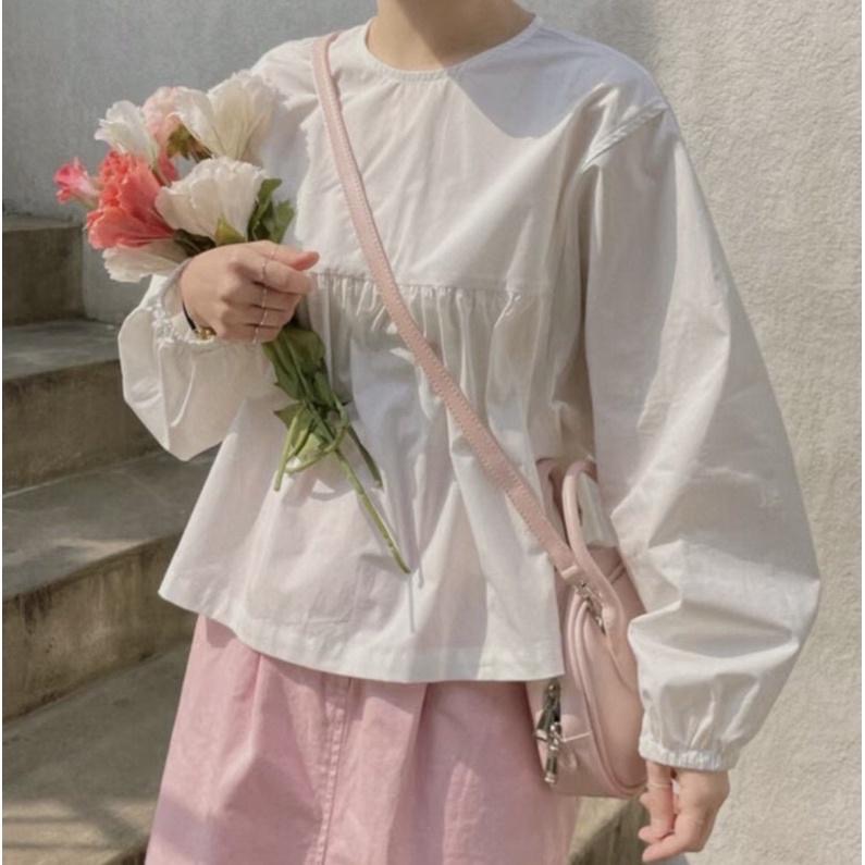 dear.day 韓國🇰🇷連線 正韓 850後綁帶設計襯衫｜上衣-細節圖6