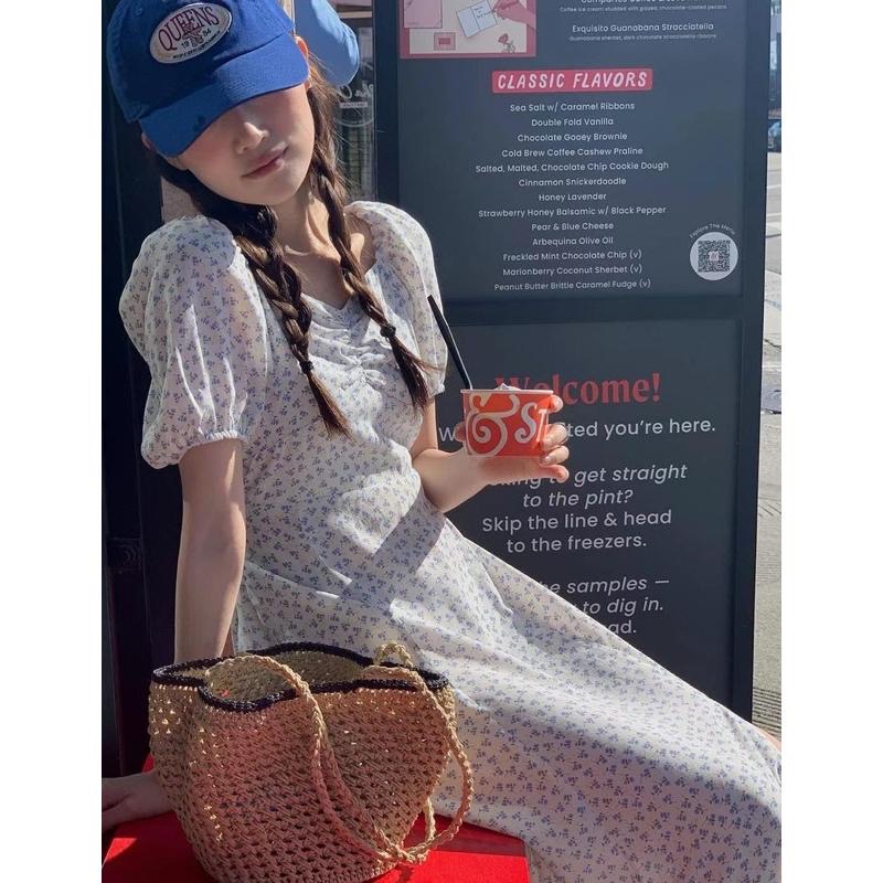 dear.day 現 韓國🇰🇷連線 正韓 2Way ｜ 1080小碎花洋裝｜990碎花短洋裝-細節圖4