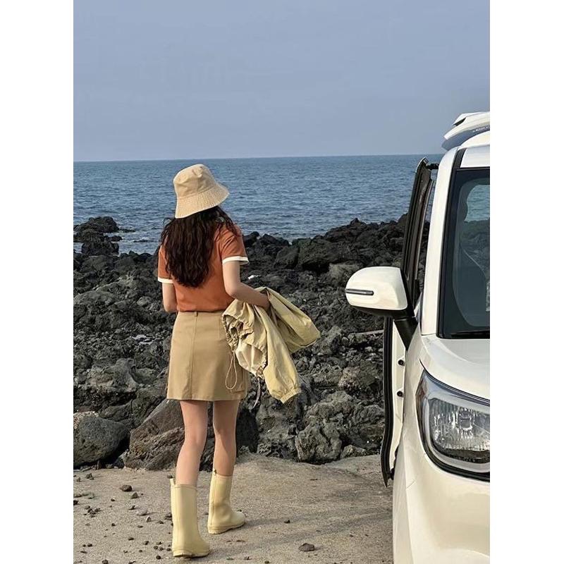 dear.day 韓國🇰🇷連線 正韓 990工裝裙｜短裙-細節圖3