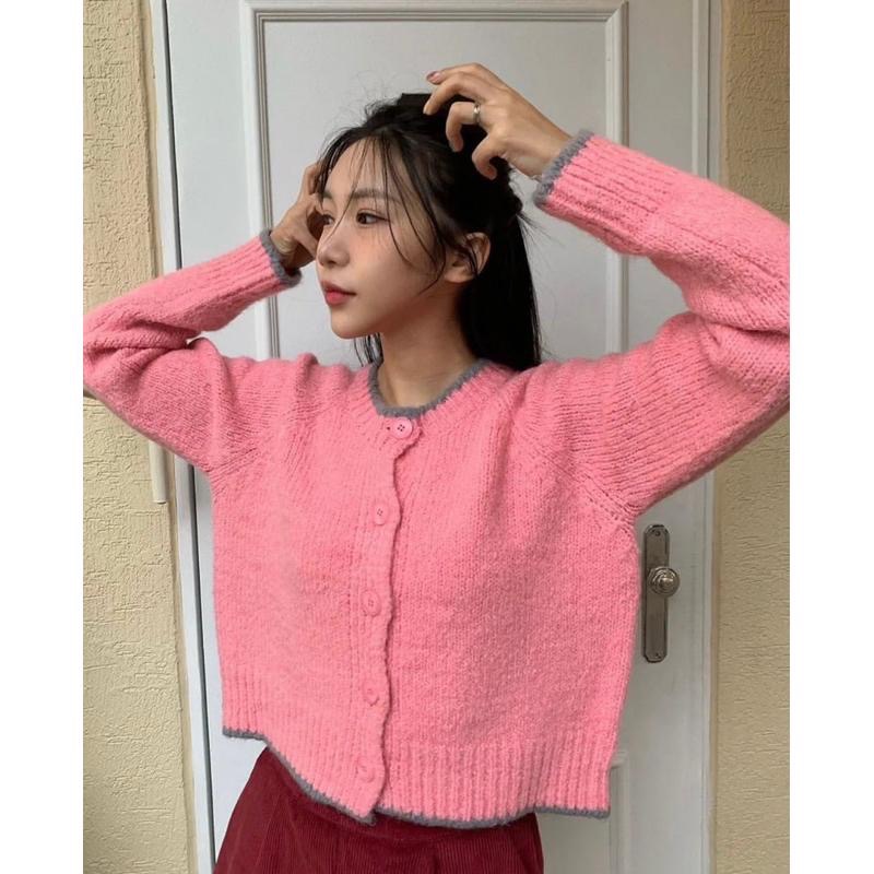 dear.day 現 韓國🇰🇷連線 750滾邊針織衫｜上衣-細節圖4