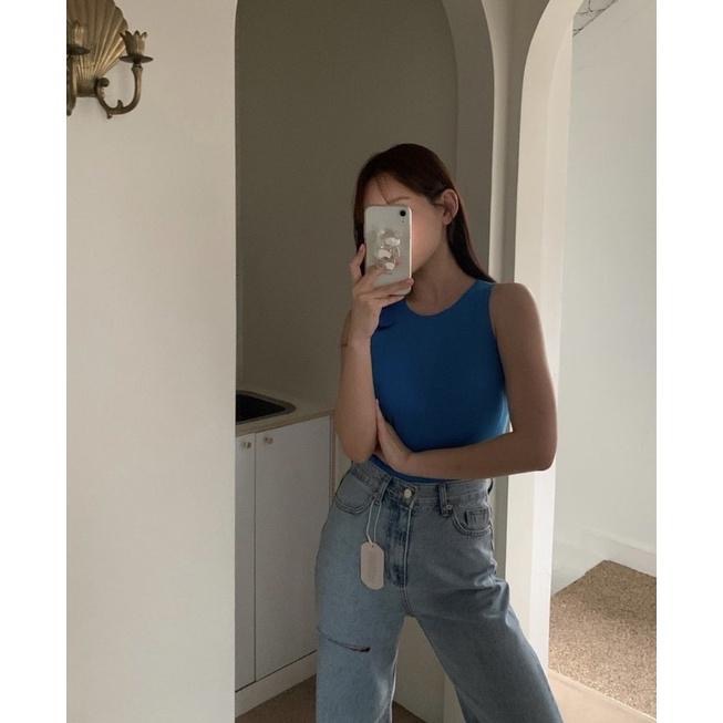 dear.day 現 韓國🇰🇷連線 正韓 520削肩內搭背心bra top 新色登場❤️-細節圖7