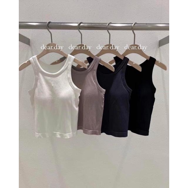 dear.day 2款 韓國🇰🇷連線 正韓 背心bra top/ 削肩bra top 背心-細節圖2