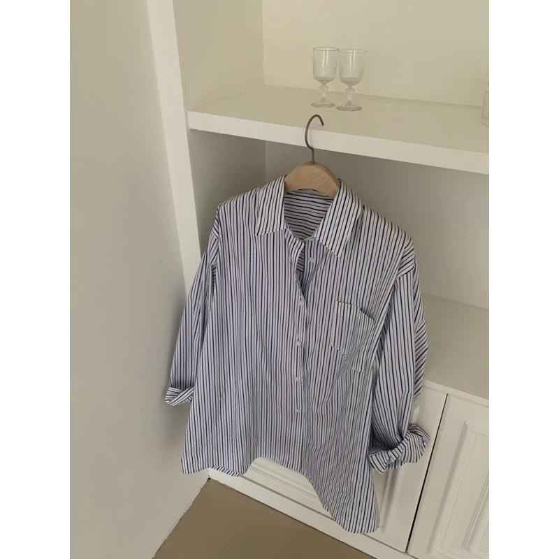 dear.day 現 韓國🇰🇷連線 正韓 850直條襯衫｜790牛仔短褲-細節圖5