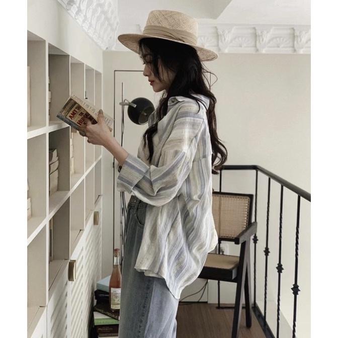 dear.day 韓國🇰🇷連線 正韓 直條紋襯衫-細節圖2