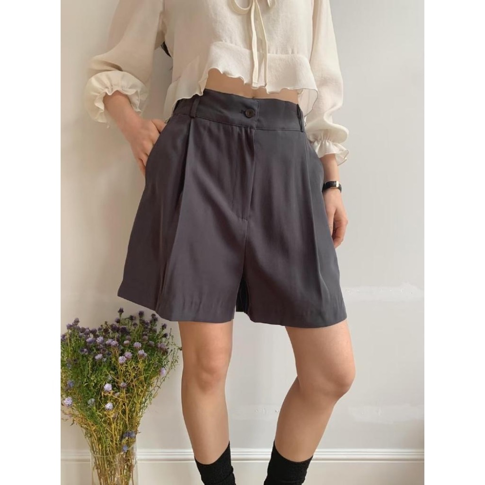 dear.day 現/預 韓國🇰🇷連線 正韓 980後鬆緊西裝短褲/850綁帶上衣-細節圖4