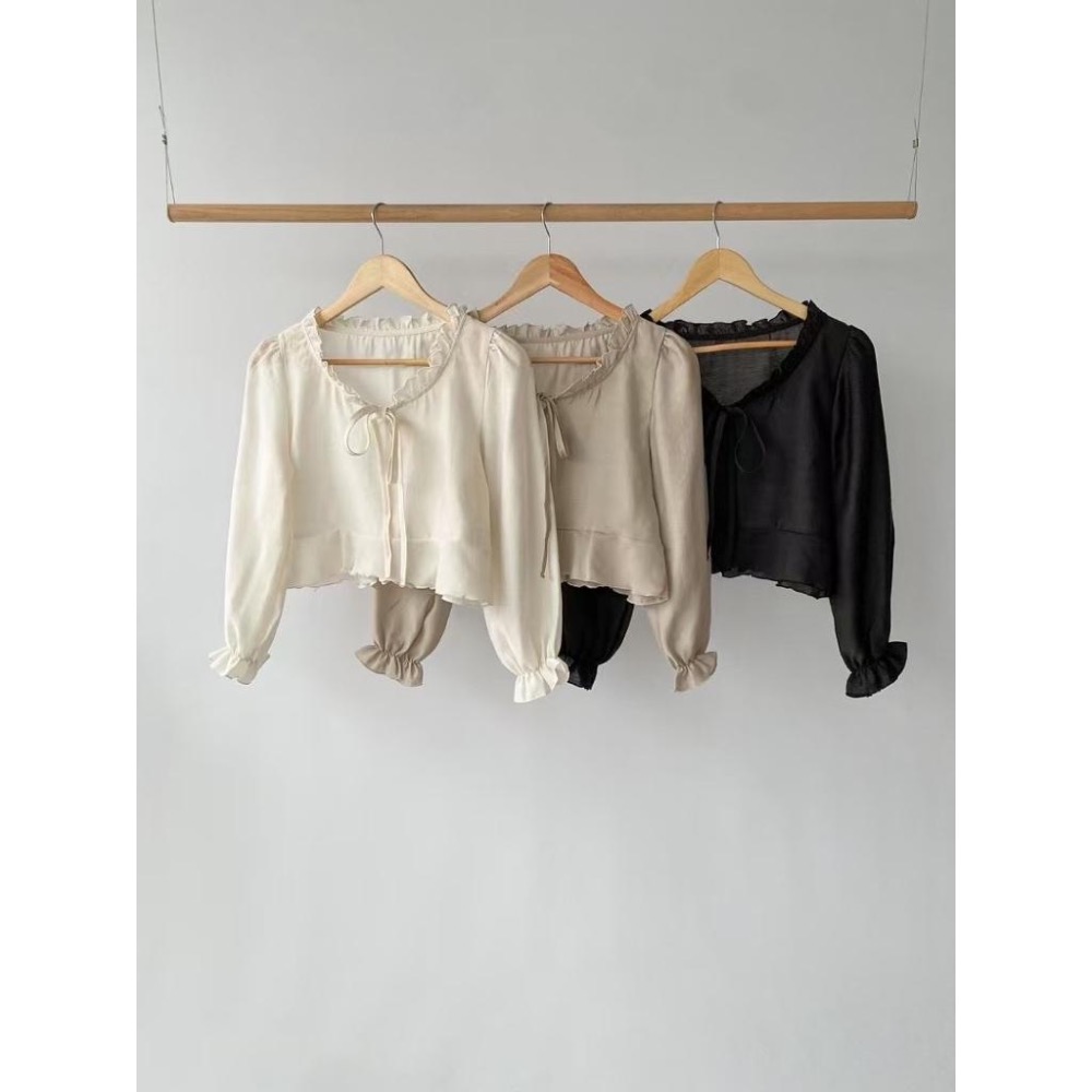 dear.day 現/預 韓國🇰🇷連線 正韓 980後鬆緊西裝短褲/850綁帶上衣-細節圖7