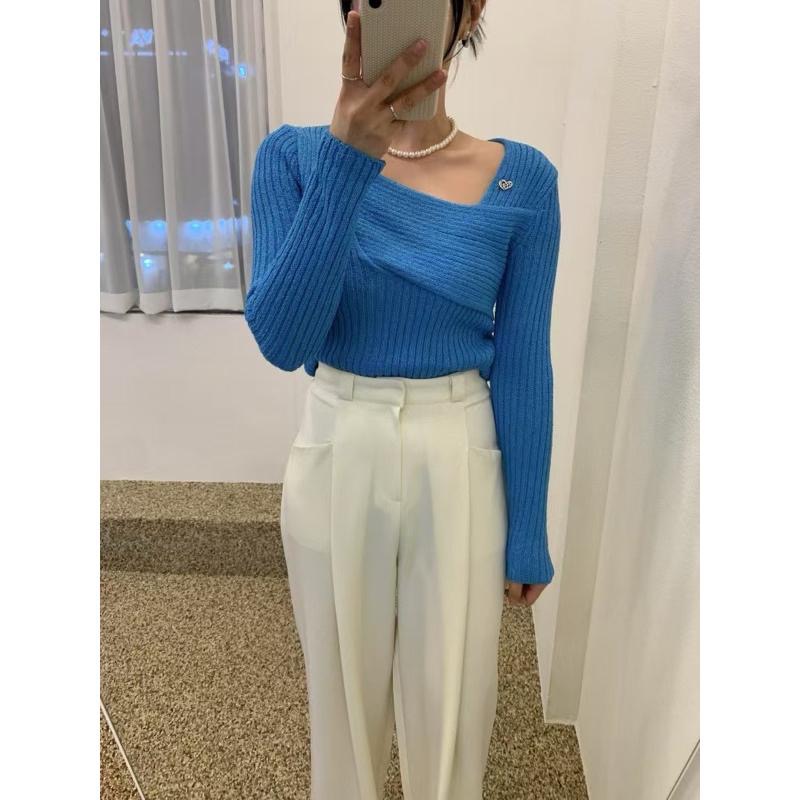 dear.day 現 韓國🇰🇷連線 正韓 690交叉設計上衣-細節圖6