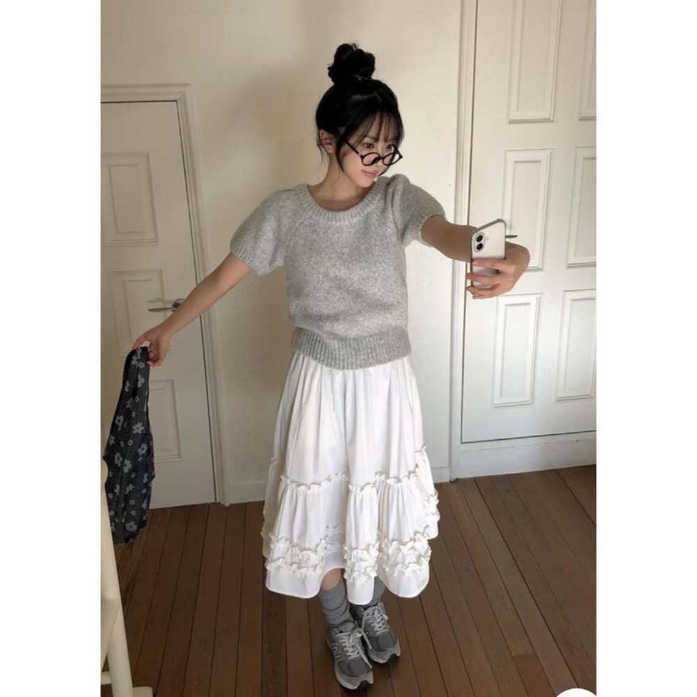 dear.day 韓國🇰🇷連線 正韓 1080蛋糕半裙-細節圖8