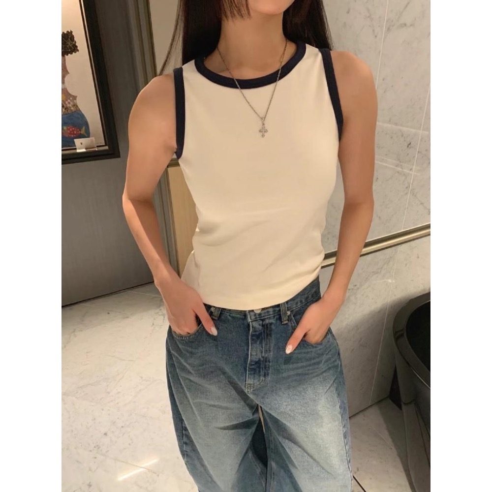 dear.day 韓國🇰🇷連線 正韓 499滾邊背心-細節圖5