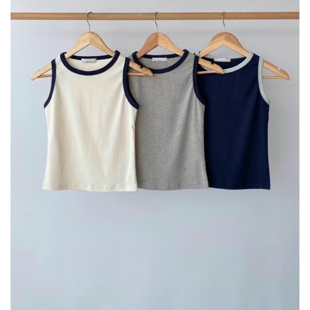 dear.day 韓國🇰🇷連線 正韓 499滾邊背心-細節圖6