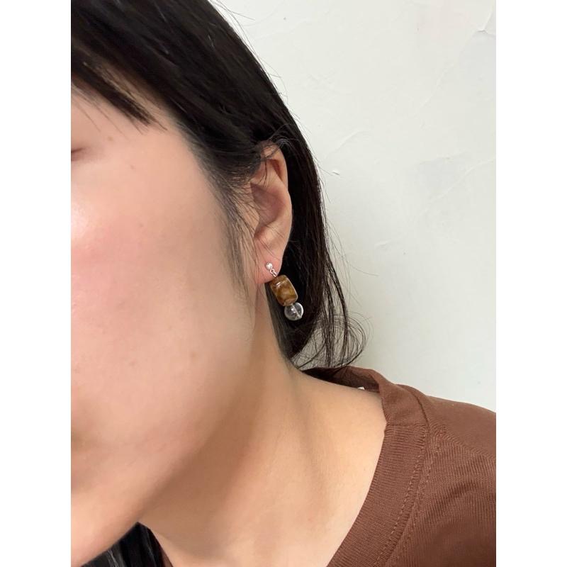 dear.day 原創 手作 380雙色紋理耳環-細節圖5