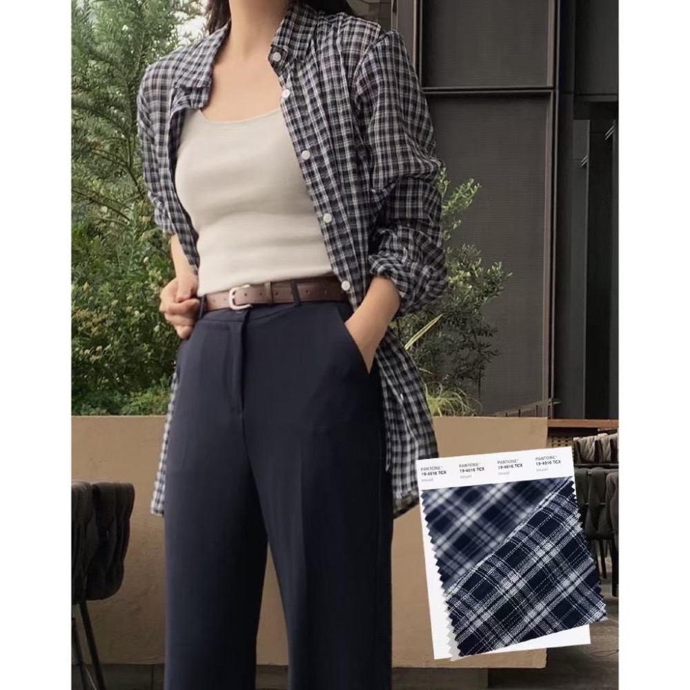 dear.day 韓國🇰🇷連線 正韓 950格子襯衫-細節圖6