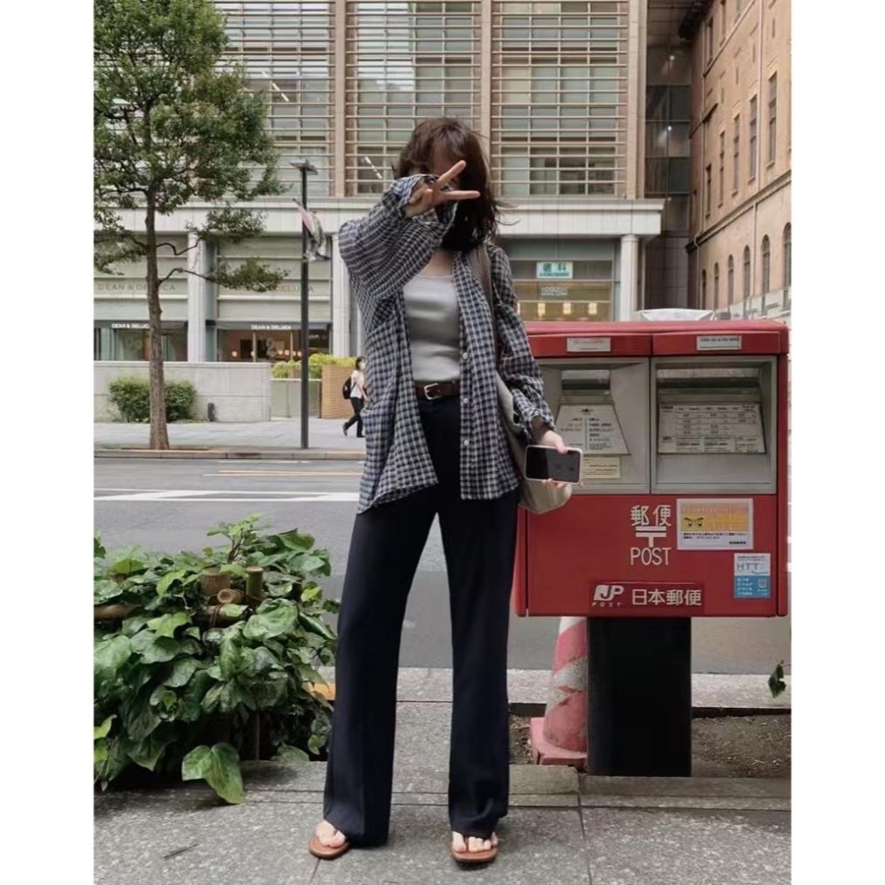 dear.day 韓國🇰🇷連線 正韓 950格子襯衫-細節圖7