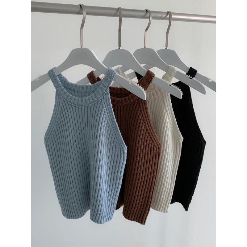 dear.day 現 韓國🇰🇷連線 正韓 550削肩坑條背心-細節圖2