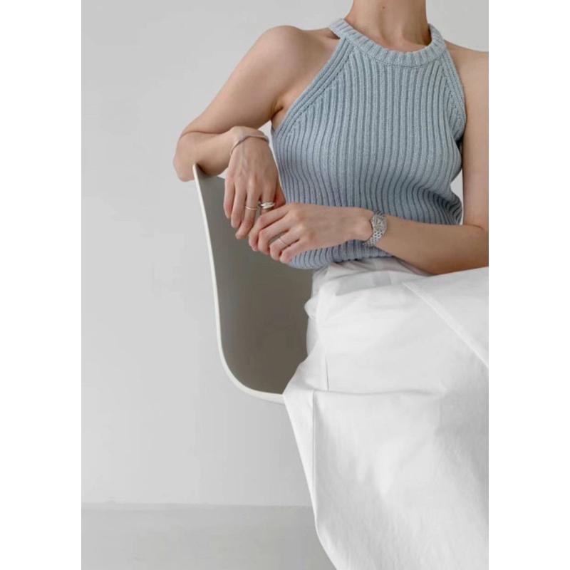 dear.day 現 韓國🇰🇷連線 正韓 550削肩坑條背心-細節圖6