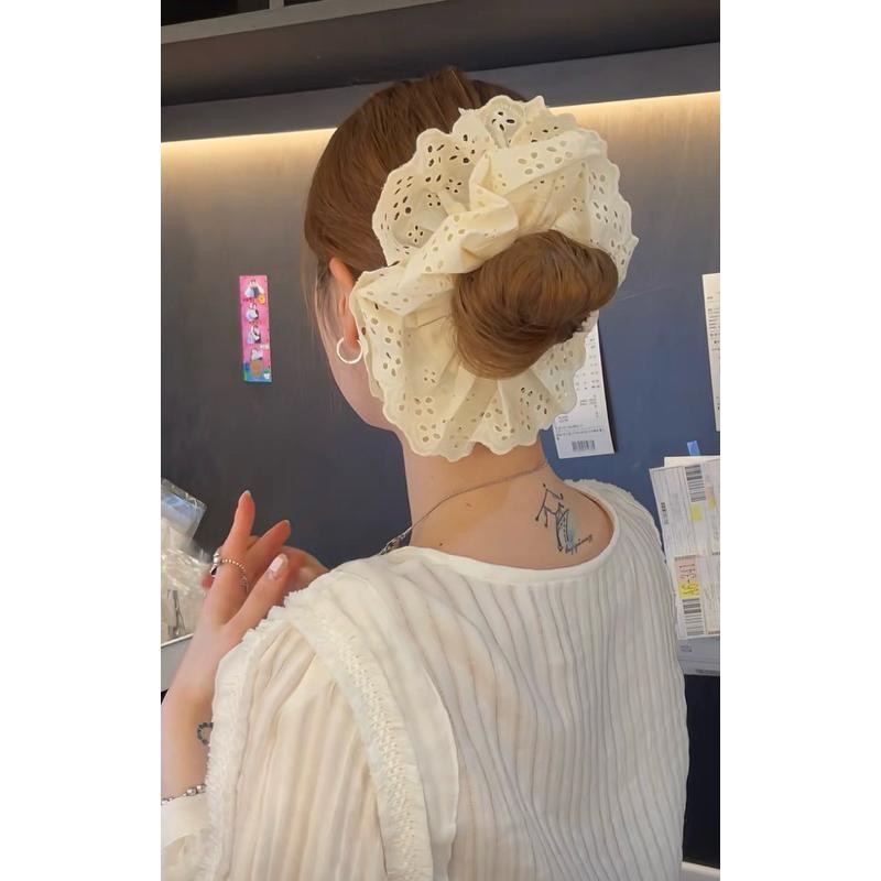 dear.day 現 韓國🇰🇷連線 正韓 330蕾絲髮圈-細節圖5