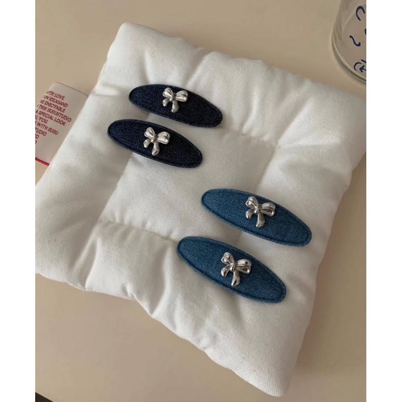 dear.day 現 韓國🇰🇷連線 250蝴蝶結牛仔髮夾｜大人小孩都可以用-細節圖3