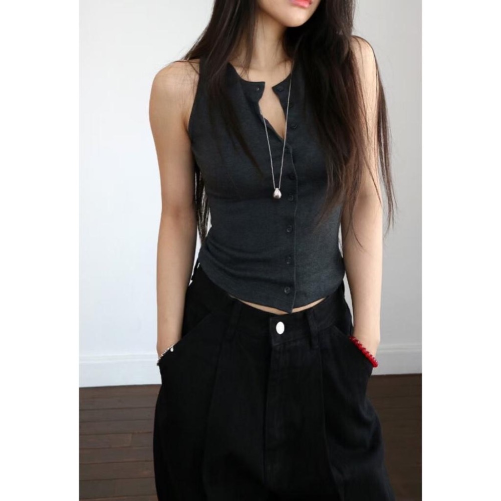 dear.day 韓國🇰🇷連線 正韓 650鈕釦背心-細節圖4