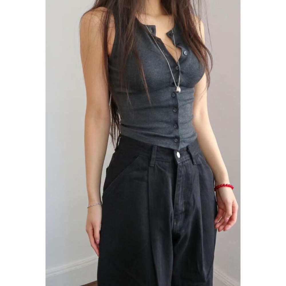 dear.day 韓國🇰🇷連線 正韓 650鈕釦背心-細節圖5