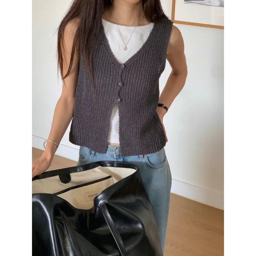 dear.day 韓國🇰🇷連線 正韓 750針織背心-細節圖4