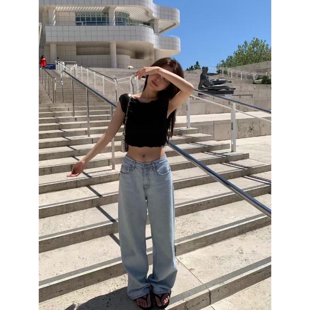 dear.day 韓國🇰🇷連線 正韓 750木耳邊設計上衣-細節圖2